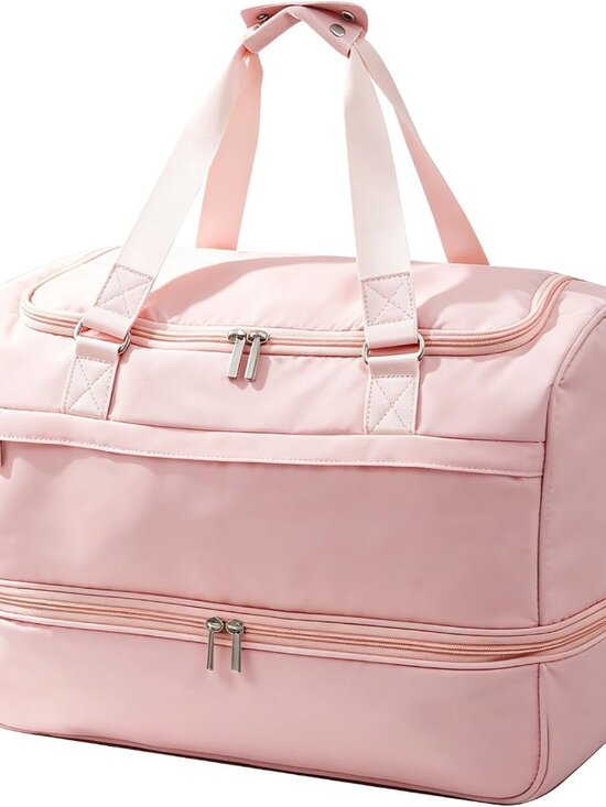Jewelry - Travel Duffle Bag for Women, Carry-On Weekender with Shoe Compartment